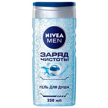 Гель для душа Nivea Men Заряд чистоты 250мл
