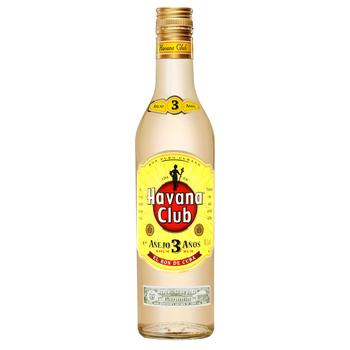 Ром Havana Club Anejo 3 роки 40% 0,5л - купити, ціни на AlcoHub - фото 1