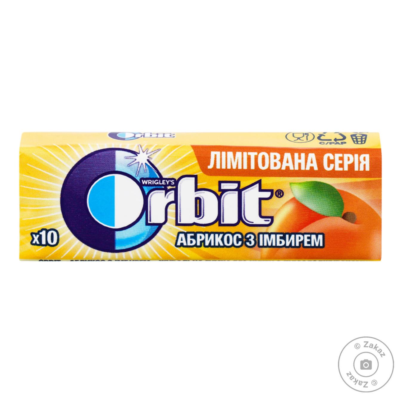 

Жевательная резинка Orbit Абрикос с Имбирем 14г