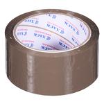 Клейкая лента упаковочная акрил табачный 40 мкр 48х66