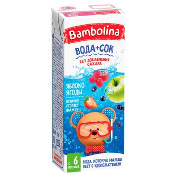 Bambolina Apple-Berry Juice Drink 200ml - buy, prices for MegaMarket - photo 1