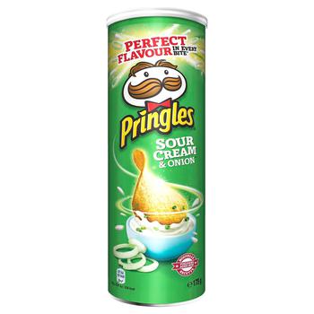 Pringles Sour Cream and Onion Flavored Potato Chips 165g - buy, prices for COSMOS - photo 4