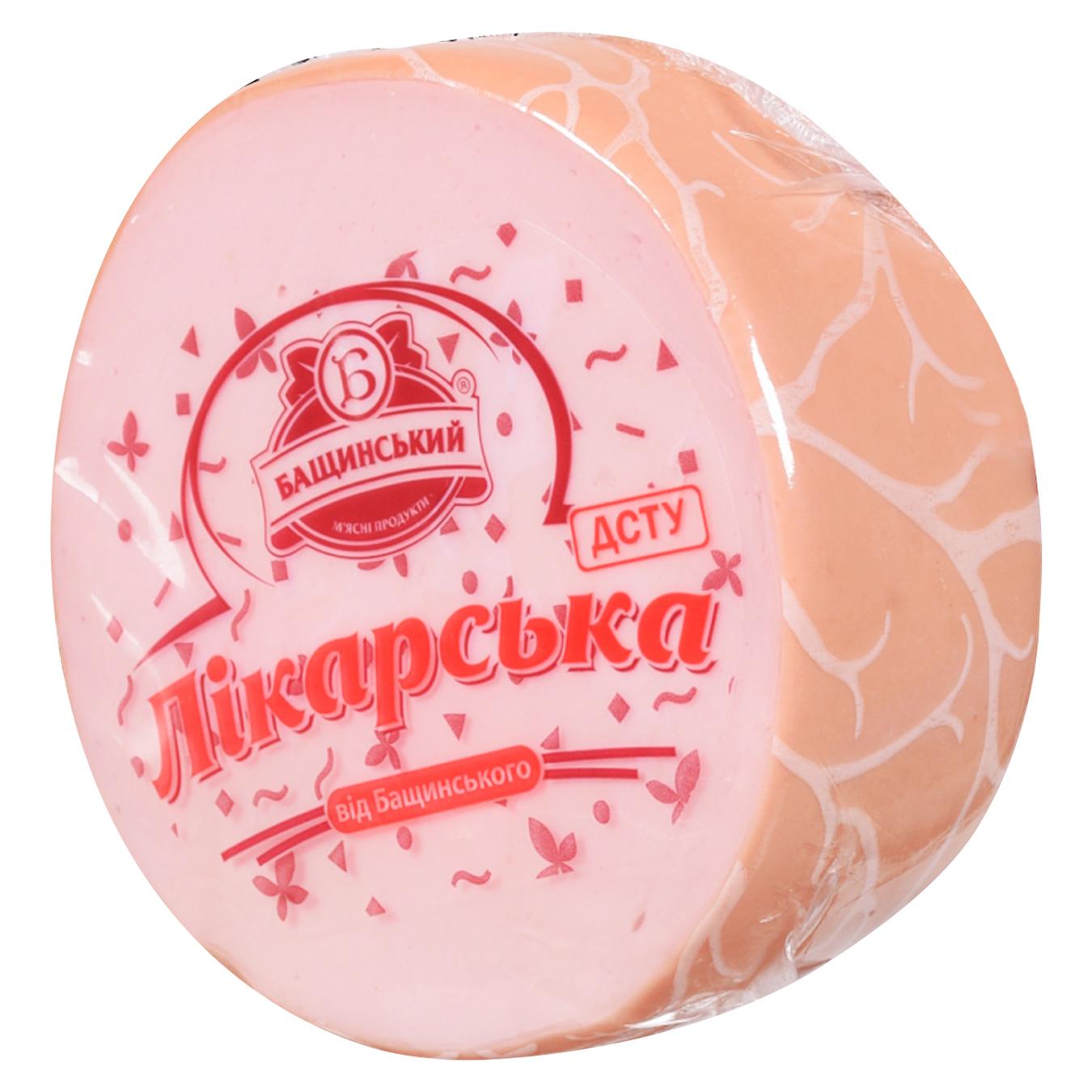 

Колбаса Бащинський Докторская вареная высшего сорта шайба 400г