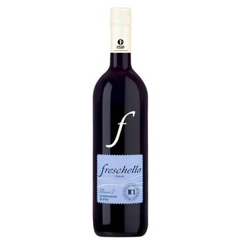 Вино Freschello Rosso Dry червоне напівсухе 10,5% 0,75л