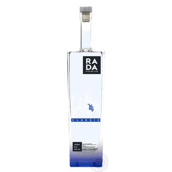 Горілка Rada Premium Класична 0,7л купити, ціни на МегаМаркет - фото 1