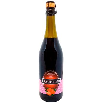 Fragolino Rosso Red Sweet Wine Drink 7.5% 0.75l