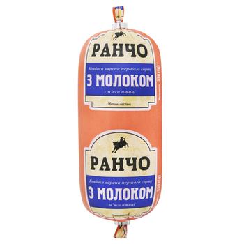 Колбаса Ранчо с молоком вареная первый сорт 350г - купить, цены на NOVUS - фото 1