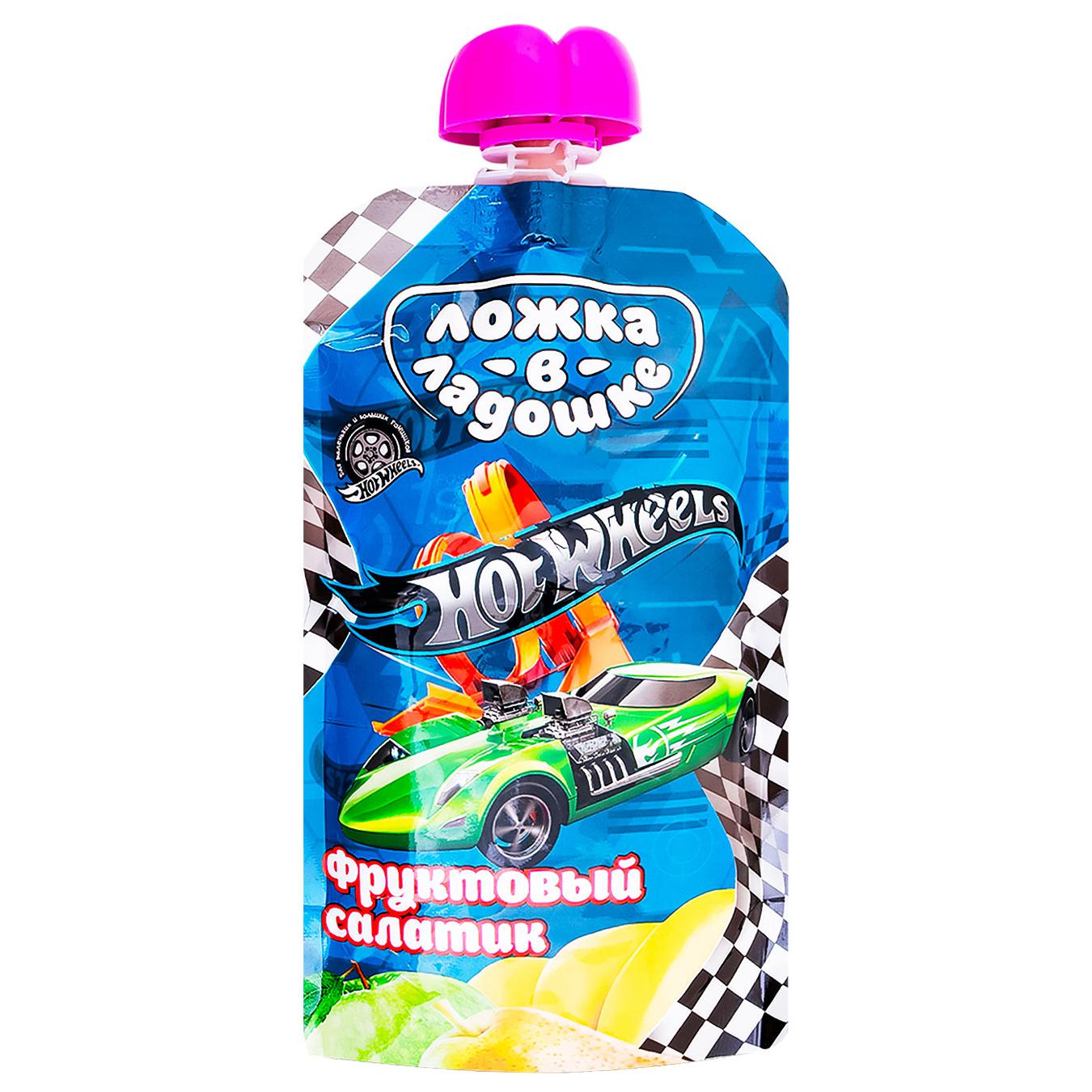 

Пюре Ложка в Ладошке Hot Wheels Фруктовый салатик 115г