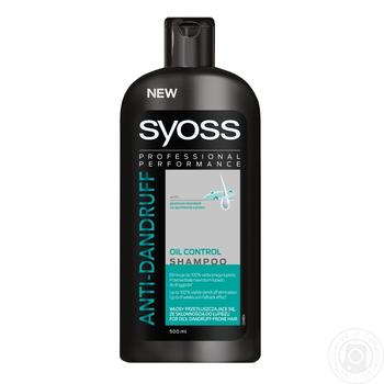 Шампунь Syoss Anti-dandruff anti-grease 500мл - купить, цены на NOVUS - фото 1