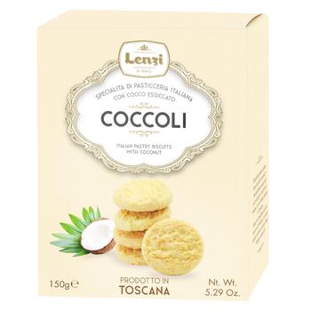 Lenzi Coccoli Cookies with Coconut 150g - buy, prices for NOVUS - photo 1