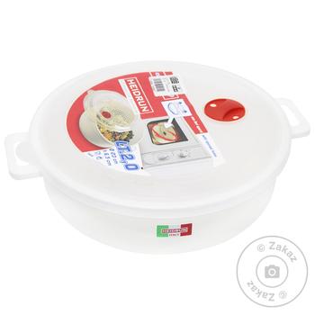 Ёмкость для микроволной печи с ручками 2л - купить, цены на - фото 1