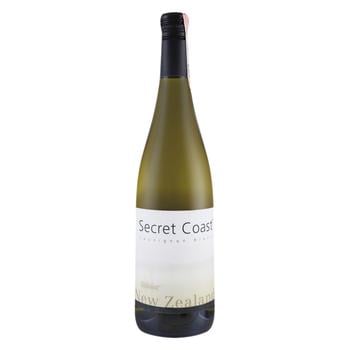 Вино Secret Coast Sauvignon Blanc белое сухое 12,5% 0,75л - купить, цены на ULTRAMARKET - фото 1