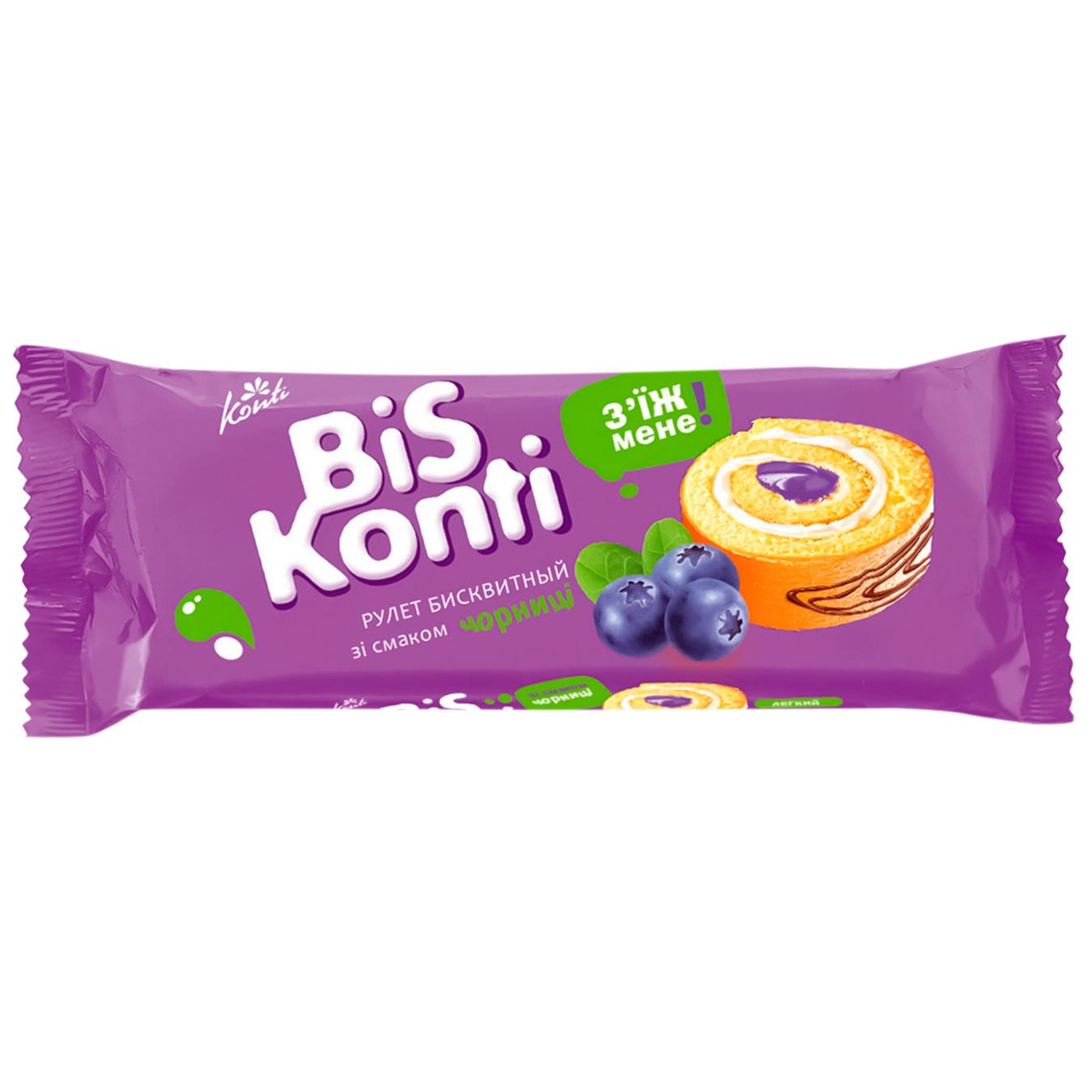 

Рулет Konti Бисконти со вкусом черники 150г