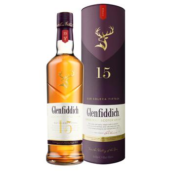 Glenfiddich 15yo Whisky 40% 0.7l - buy, prices for COSMOS - photo 1