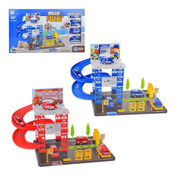 Game Set Parking Police 4 Toy Car P1205A-3 - buy, prices for MegaMarket - photo 2