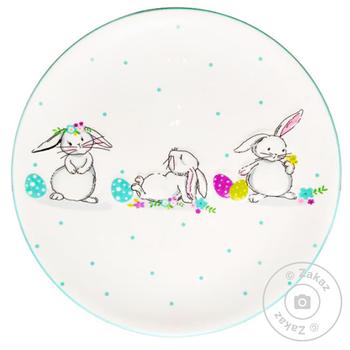 Lefard Cake Stand Rabbits Blue 20cm - buy, prices for MegaMarket - photo 2