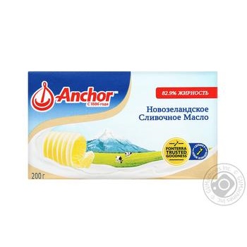Масло Аnchor солодковершкове несолоне 82,9% 200г купити, ціни на МегаМаркет - фото 3
