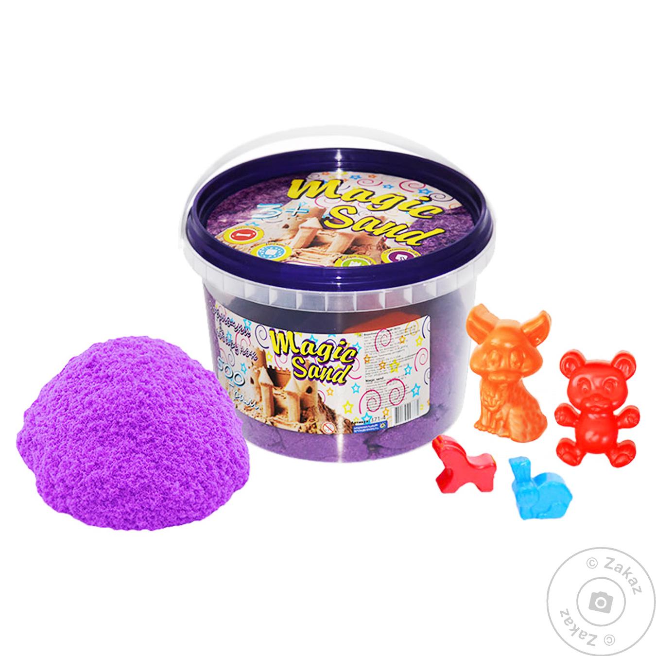 

Іграшка кінетичний пісок Magic sand 500 г бузковий 371-4