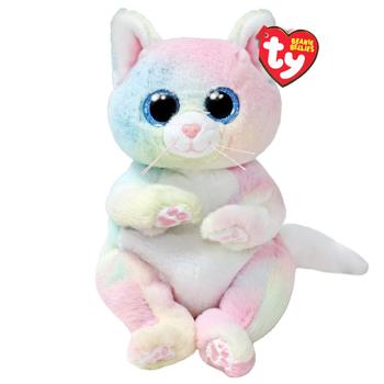 Іграшка м’яка TY Beanie Bellies Райдужна кішка Дженні 15см - купити, ціни на NOVUS - фото 1