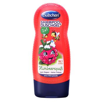 Bubchen Sweet Raspberry Children's Shampoo-Gel for Washing Hair and Body 2 in 1 230ml - buy, prices for COSMOS - photo 2