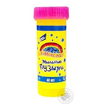 Игрушка Bubbleland Пузыри мыльные 40мл EK01V шт купить, цены на МегаМаркет - фото 1