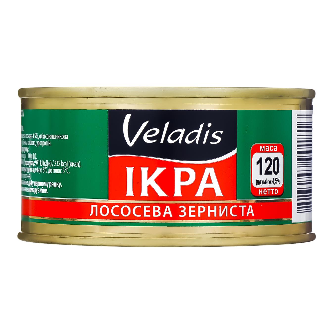 

Икра Лососевая зернистая Veladis 120г