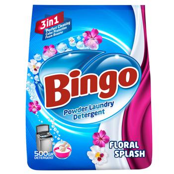 Bingo Floral Splash Washing Powder 500g - buy, prices for Tavria V - photo 1