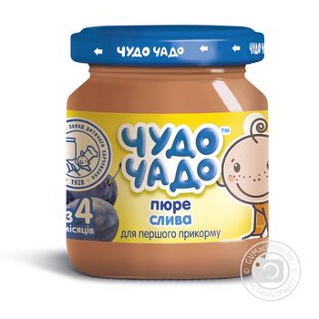 Chudo-chado for children from 3 months plum puree 90g - buy, prices for MegaMarket - photo 1