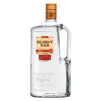 Hlibny Dar Classic Vodka 40% 1.75l - buy, prices for - photo 1