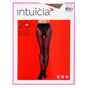 Колготи жіночі Intuicia Bikini Premium 20ден р.3 тілесний