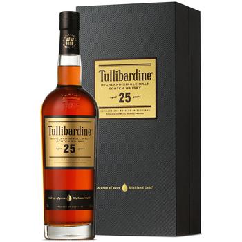 Виски Tullibardine 25 лет 43% 0,7л - купить, цены на МегаМаркет - фото 1