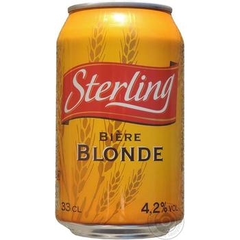 Sterling light beer 4.2% can 330ml - buy, prices for - photo 2