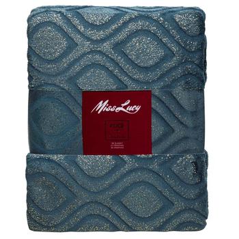 Miss Lucy Alice Dark Blue Blanket 170x210cm - buy, prices for Tavria V - photo 1