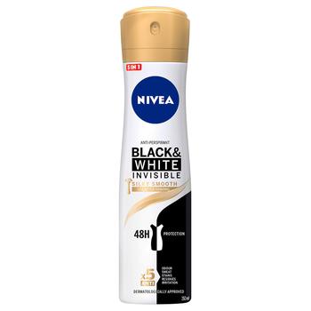 Nivea Black & White Invisible Silky Smooth Spray Antiperspirant 150ml - buy, prices for Supermarket "Kharkiv" - photo 3