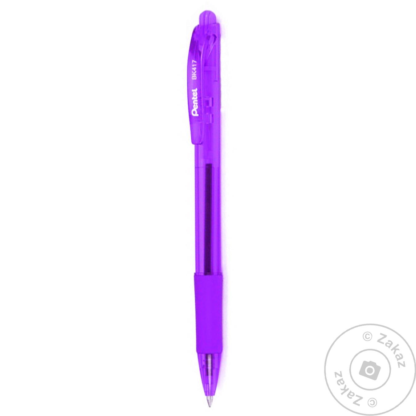 

Ручка шариковая Pentel BК 417-V фиолетовая