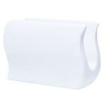 White Ceramic Napkin Holder