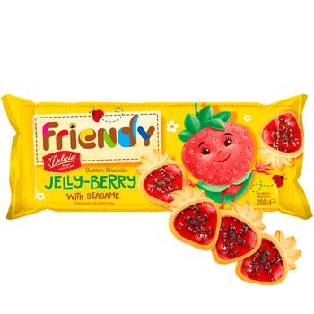 Friendy Jelly Berry Butter Cookies 200g - buy, prices for Auchan - photo 3