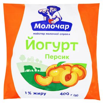 Molochar Peach Yogurt 1% 400g