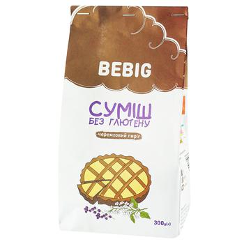 Смесь для выпечки BeBig Черемховой пирог без глютена 300г - купить, цены на - фото 1