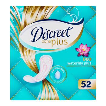 Прокладки ежедневные гигиенические Discreet Plus Deo Water Lily Plus 50шт