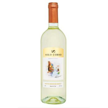 Solo Corso White Semisweet Wine 11.5% 0.75l - buy, prices for NOVUS - photo 1