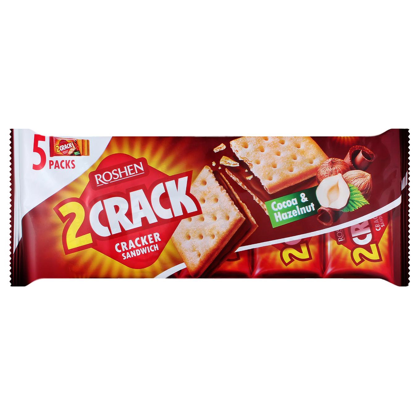 

Крекер Roshen 2 Crack какао-ореховая начинка 235г