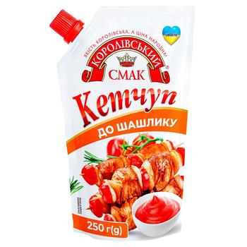 Korolivskyi Smak Do Shashliky Ketchup 250g - buy, prices for NOVUS - photo 1