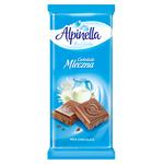 Шоколад молочный Alpinella 90г