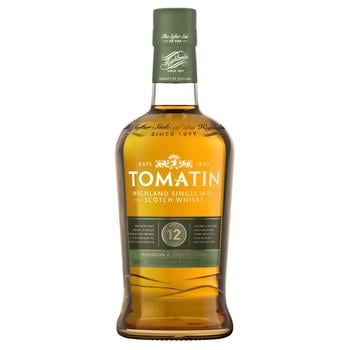 Виски Tomatin 12 лет 43% 0,7л - купить, цены на WINETIME - фото 1