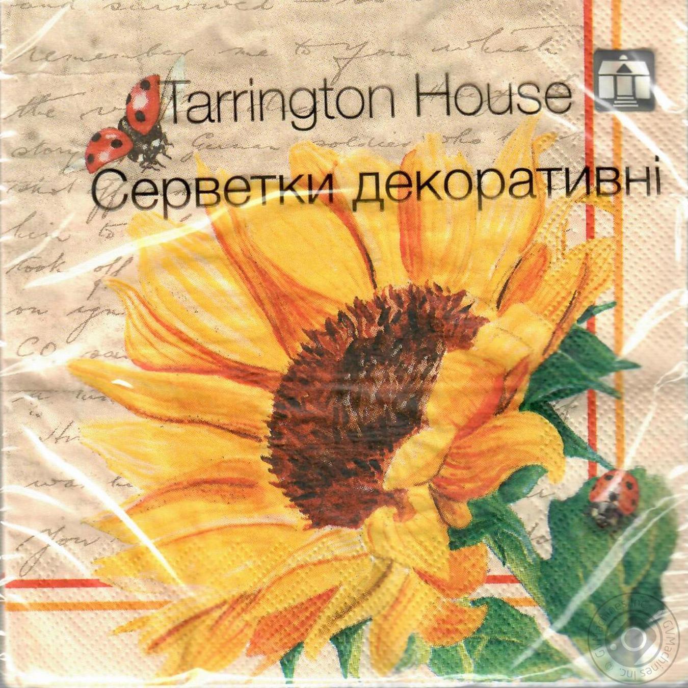 

Салфетки Tarrington House Подсолнечник 33*33 трехслойные 18шт