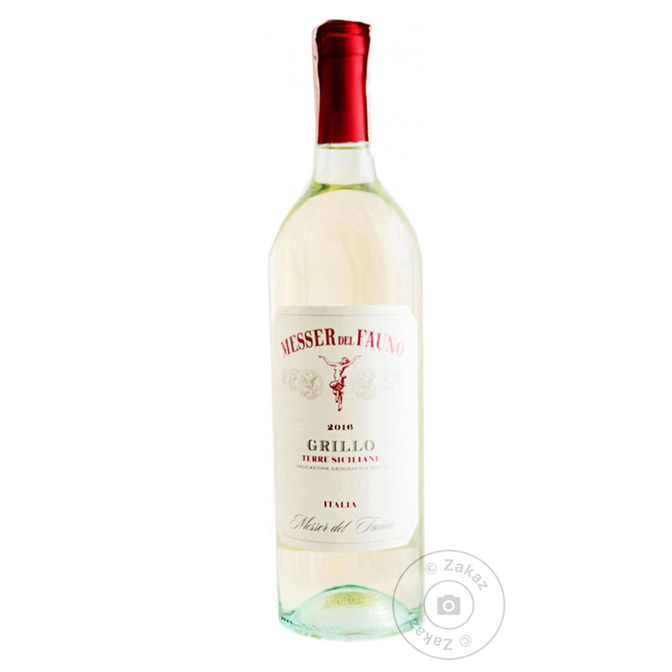 

Вино Messer del Fauno Terre Siciliane Bianco Grillo белое сухое 12.5% 0.75л