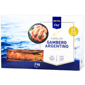 Креветки Metro Chef аргентинські цілі L1 заморожені 2кг - купити, ціни на METRO - фото 4