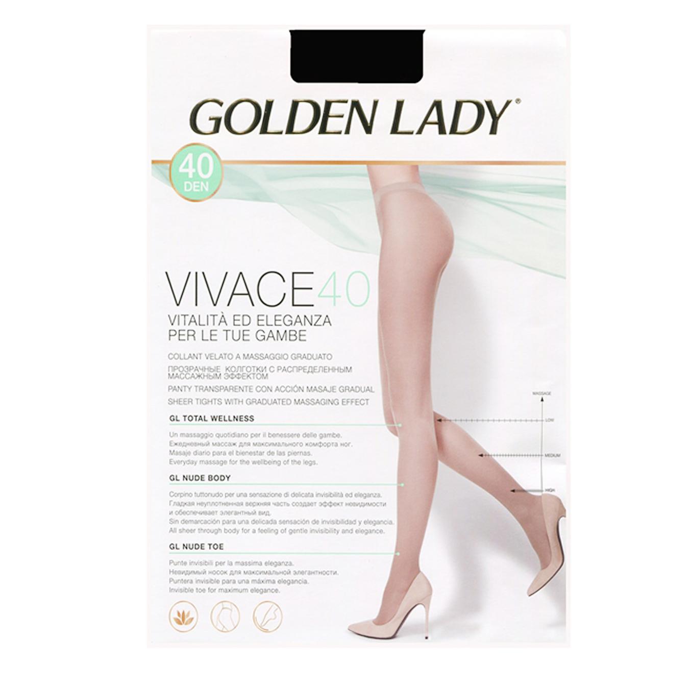 

Колготы Golden Lady Vivace женские melon 40ден 2р