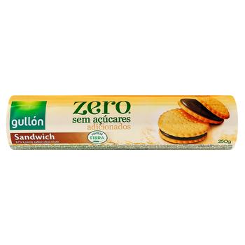 Gullon Diet Nature Sugar Free Sandwich Cookies with Chocolate Filling 250g